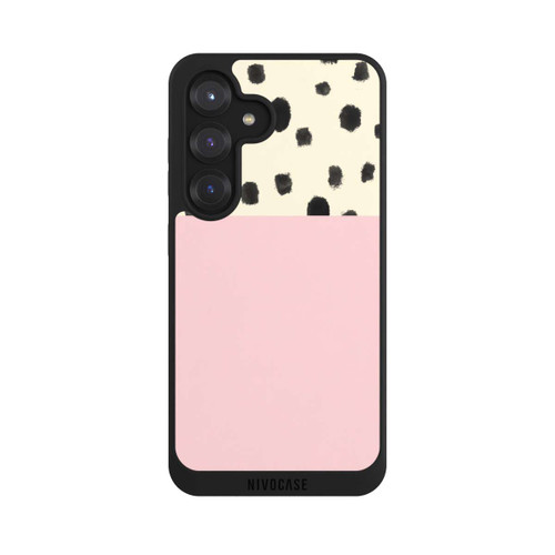Samsung Galaxy S25 NIVOpure Punkte und Rosa