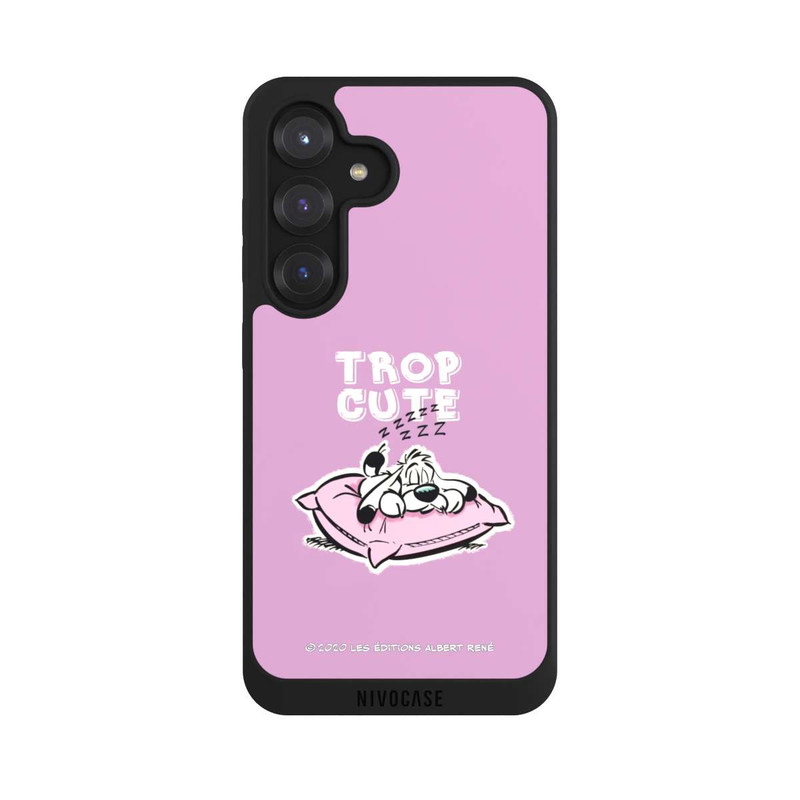 Galaxy S25 NIVOpure Trop Cute Rose - Idéfix