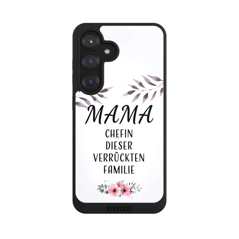 Galaxy S25 NIVOpure Mama Chefin dieser Verrückten Familie Weiß
