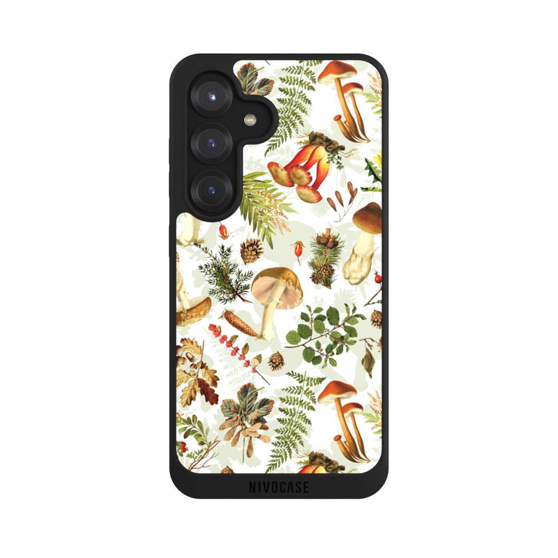 Galaxy S25 NIVOpure Pilzmuster Weiß