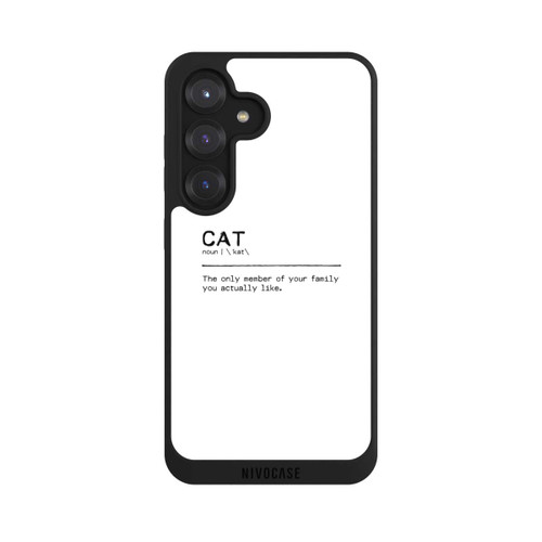 Samsung Galaxy S25 NIVOpure Quote Cat Family