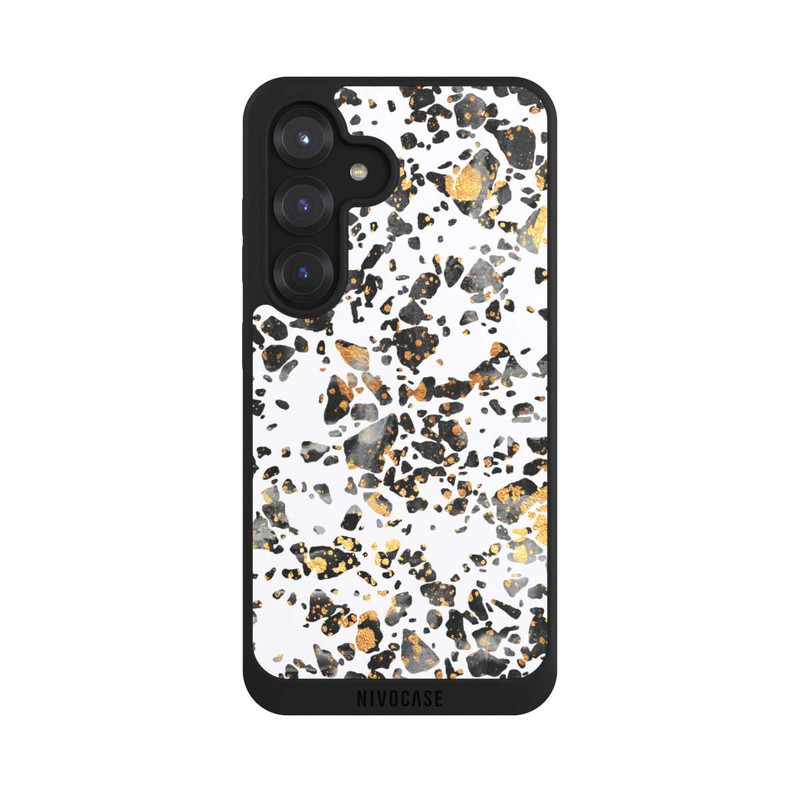 Galaxy S25 NIVOpure Gold Speckled Terrazzo