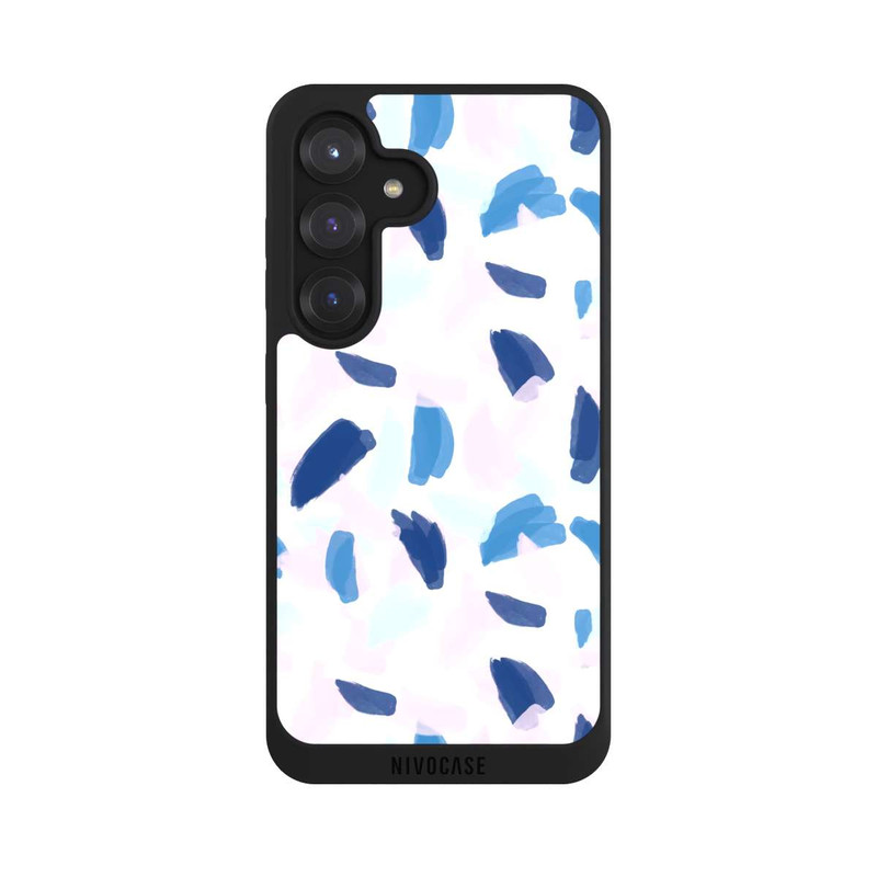 Galaxy S25 NIVOpure Blaue und rosa Farbe