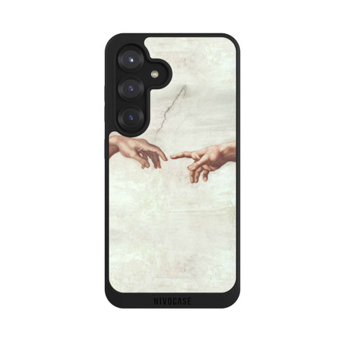 Samsung Galaxy S25 NIVOpure Die Hände von Gott und Adam von Michelangelo Buonarroti