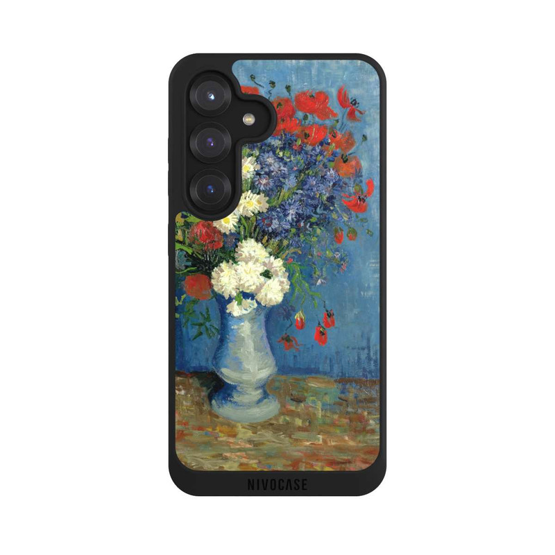 Galaxy S25 NIVOpure Vase avec Bleuets et Coquelicots - Vicent Van Gogh