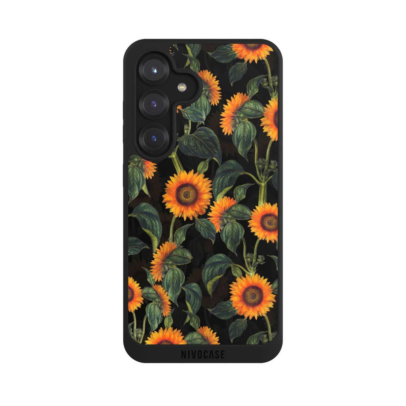 Galaxy S25 NIVOpure Sonnenblume schwarz