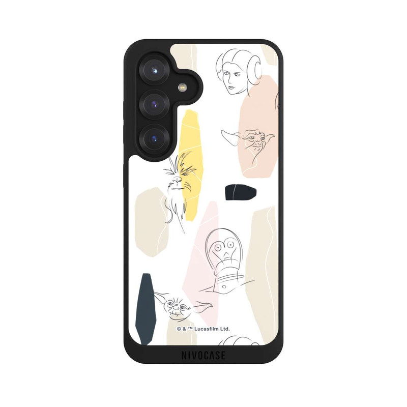 Galaxy S25 NIVOpure Dessin de ligne "Bright Side