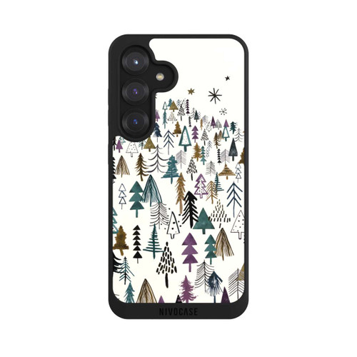 Samsung Galaxy S25 NIVOpure Bergbäume Wald Lila