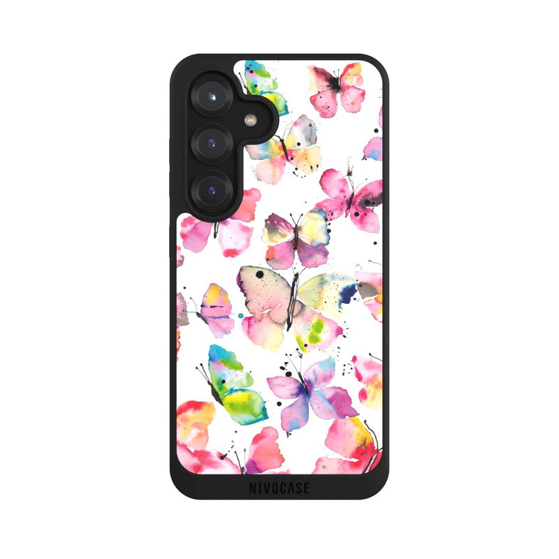 Galaxy S25 NIVOpure Watercolor Spring Butterflies