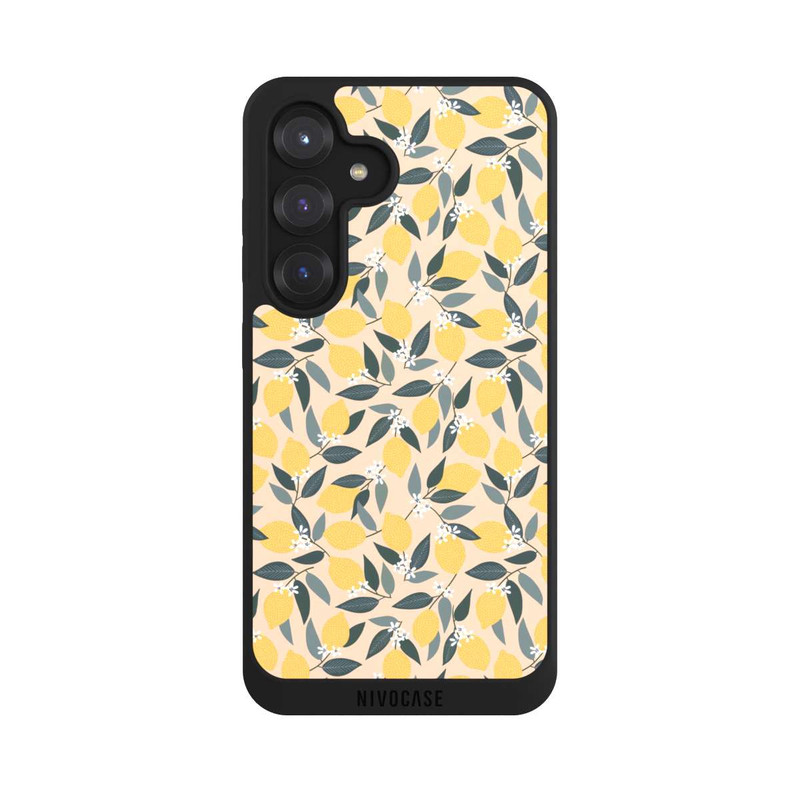 Galaxy S25 NIVOpure Motif rose citron