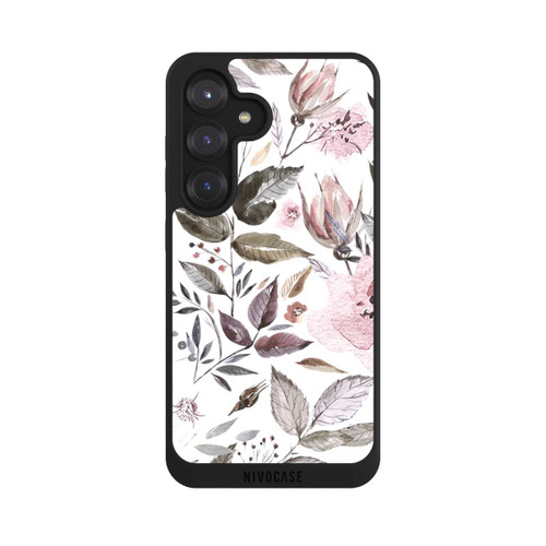 Samsung Galaxy S25 NIVOpure Aquarell braune Rosenblüten