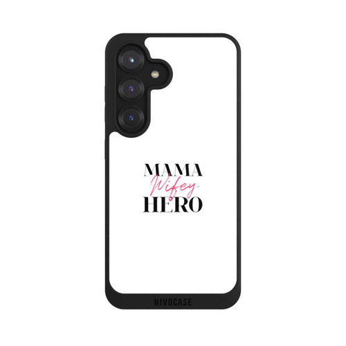 Samsung Galaxy S25 NIVOpure Mama Wifey Hero White