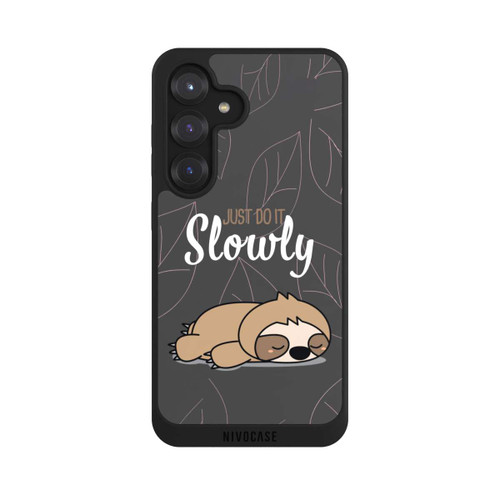 Samsung Galaxy S25 NIVOpure Just Do It Slowly Sloth Grey