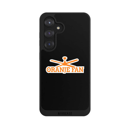 Samsung Galaxy S25 NIVOpure Oranje Fan Black