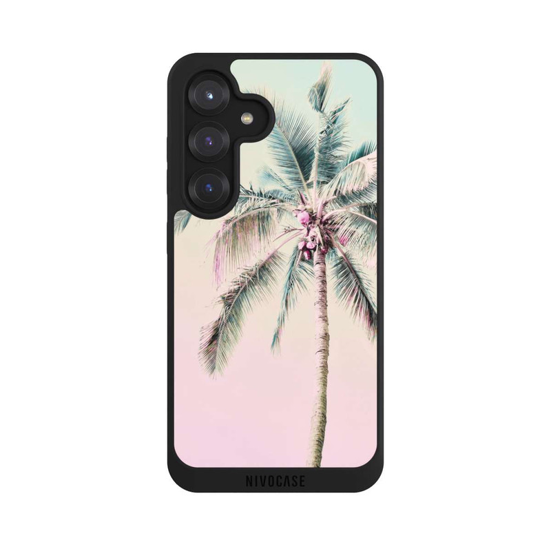 Galaxy S25 NIVOpure Palmier pastel