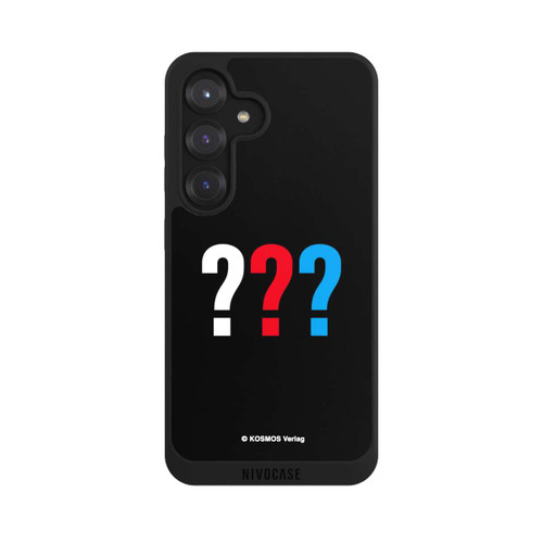 Samsung Galaxy S25 NIVOpure Drei Fragezeichen Logo