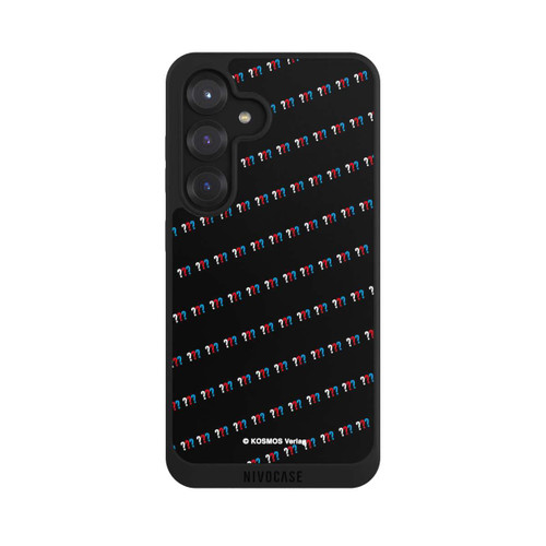 Samsung Galaxy S25 NIVOpure Drei Fragezeichen Muster Schräg