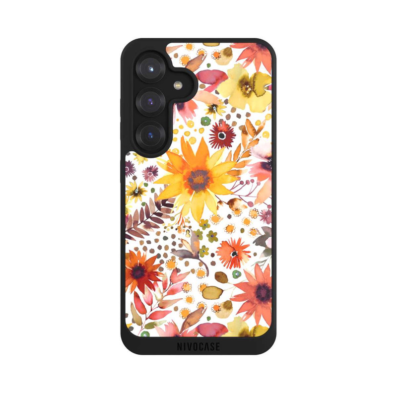 Galaxy S25 NIVOpure Fleurs d'aquarelle florale