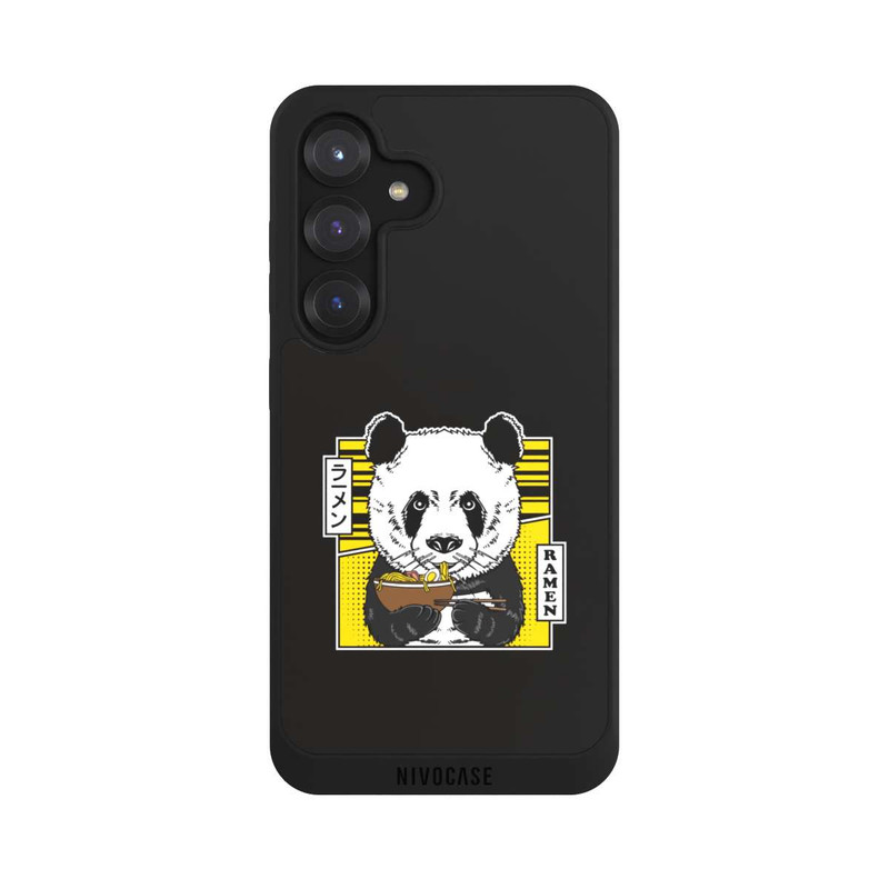 Galaxy S25 NIVOpure Panda und Ramensuppe
