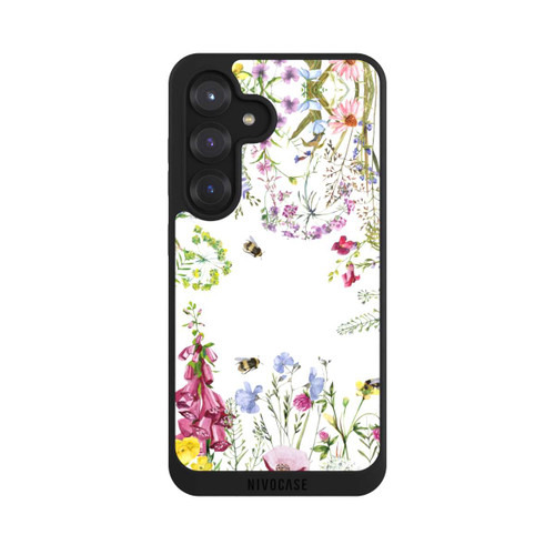 Samsung Galaxy S25 NIVOpure Cadre de fleurs sauvages des prés d'été