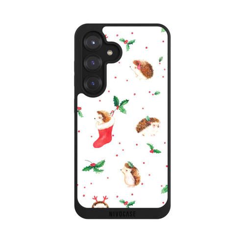 Samsung Galaxy S25 NIVOpure Christmas Cute Hedgehog