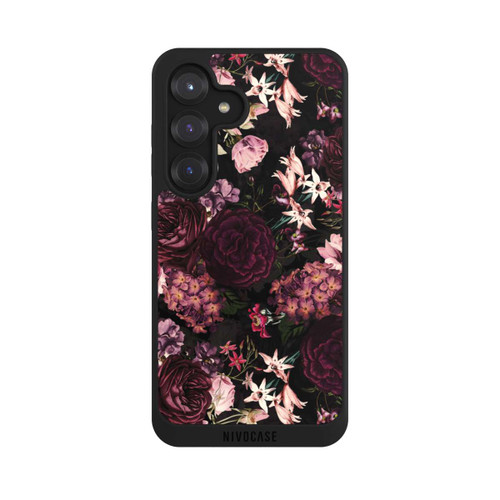 Samsung Galaxy S25 NIVOpure Wallpaper Flower Dark Purple