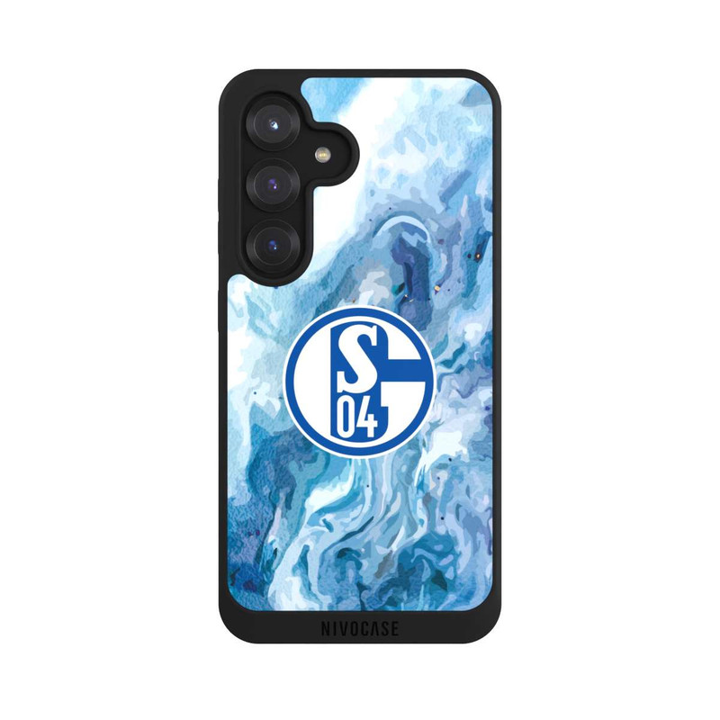 Galaxy S25 NIVOpure Schalke 04 Flüssig Blau