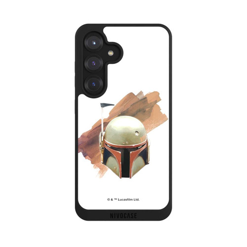 Samsung Galaxy S25 NIVOpure Boba Fett Helmet White
