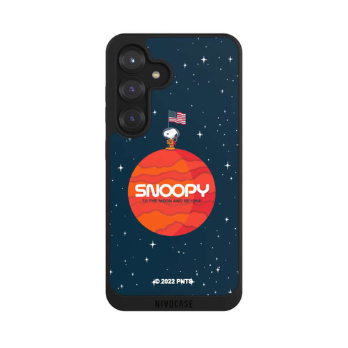 Samsung Galaxy S25 NIVOpure Snoopy Weltraumreisender Orange