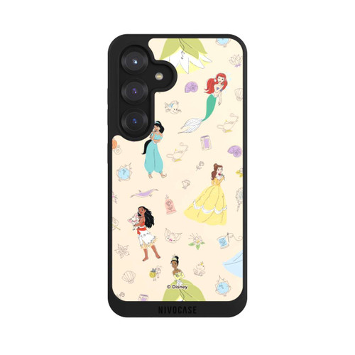 Samsung Galaxy S25 NIVOpure Princess Pattern Beige Disney Princess