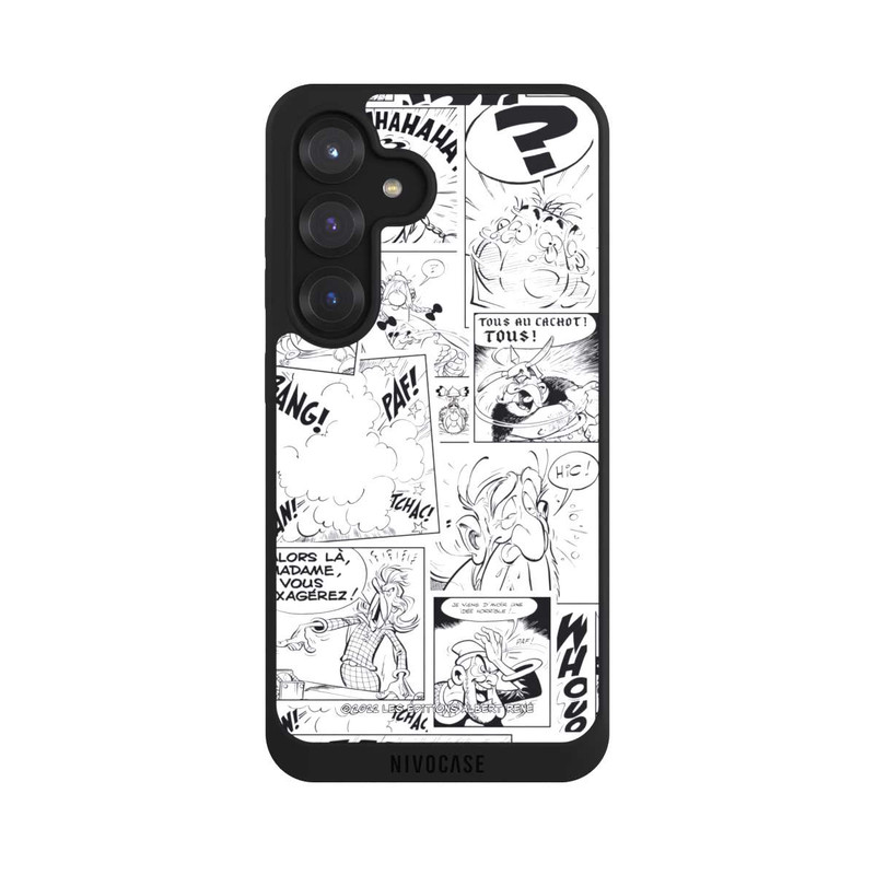Galaxy S25 NIVOpure BD Astérix Blanc & Noir