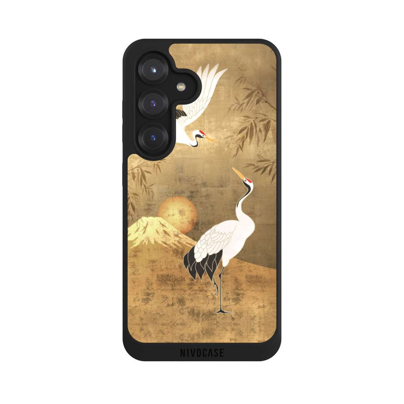 Galaxy S25 NIVOpure Kraniche Gold Japan 1
