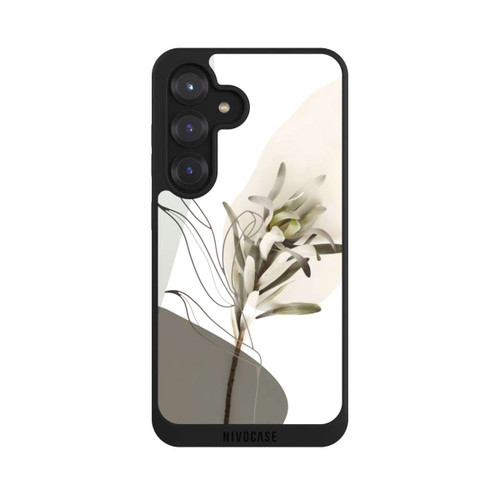 Samsung Galaxy S25 NIVOpure Boho Line Art Olivgrün