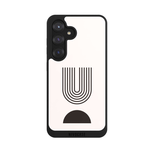 Samsung Galaxy S25 NIVOpure Modern Art Schwarz Lines