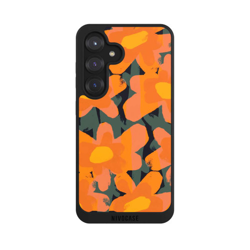 Samsung Galaxy S25 NIVOpure Flower meadow orange