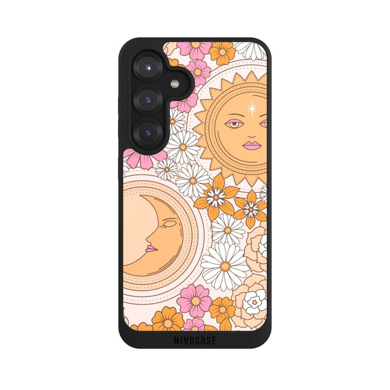 Galaxy S25 NIVOpure Mond-Sonne-Blumen