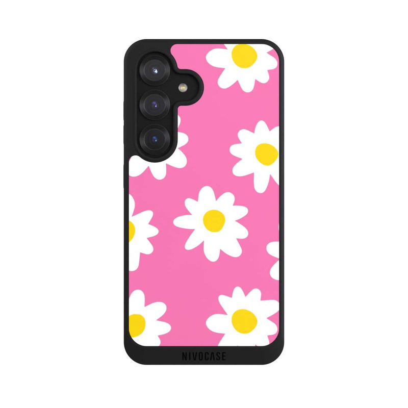 Galaxy S25 NIVOpure Marguerites Pattern Rose