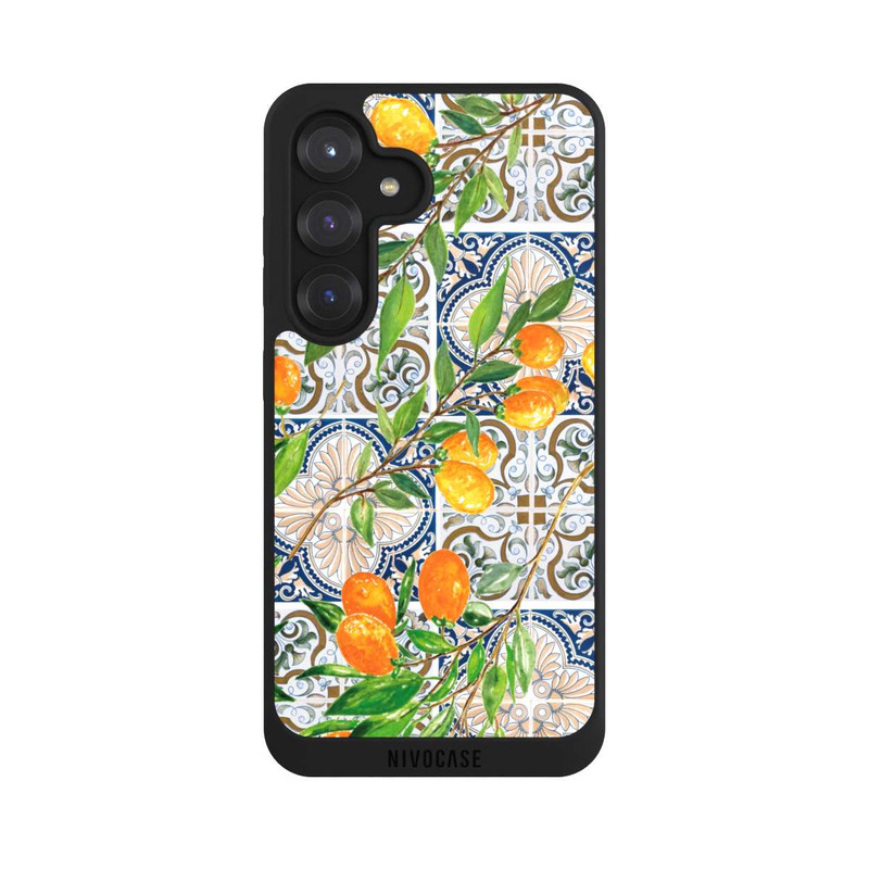 Galaxy S25 NIVOpure Oranges Grecques Pattern