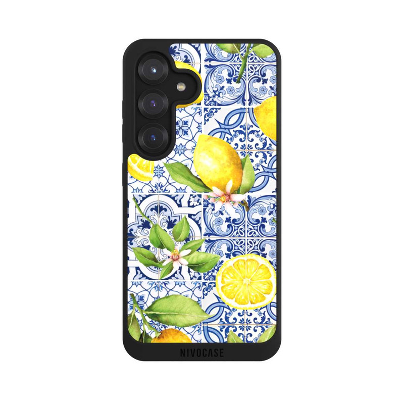 Galaxy S25 NIVOpure Greek Lemon Pattern Amalfi Coast