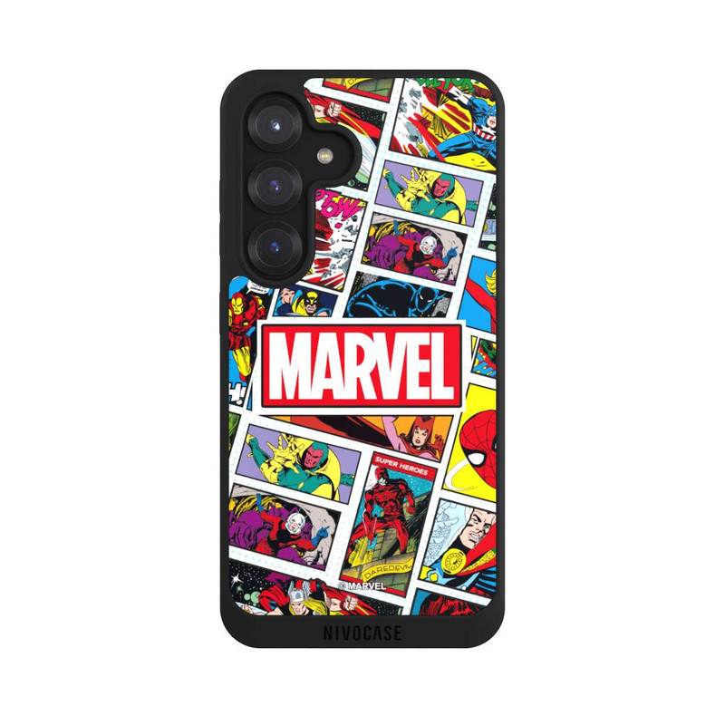 Galaxy S25 NIVOpure Marvel Comic Pattern