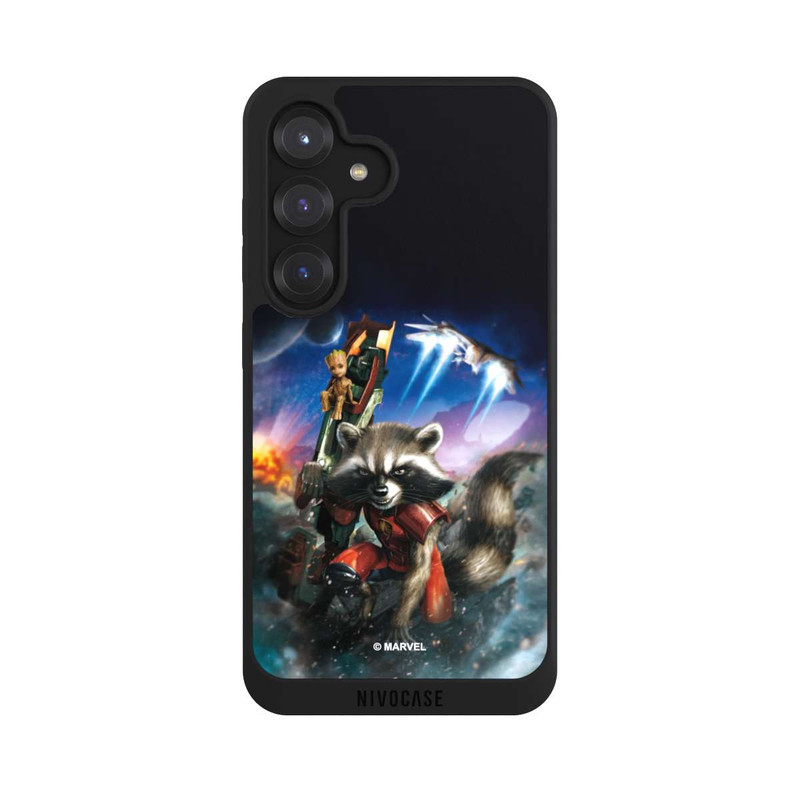 Galaxy S25 NIVOpure Rocket & Baby Groot Guardians Of The Galaxy