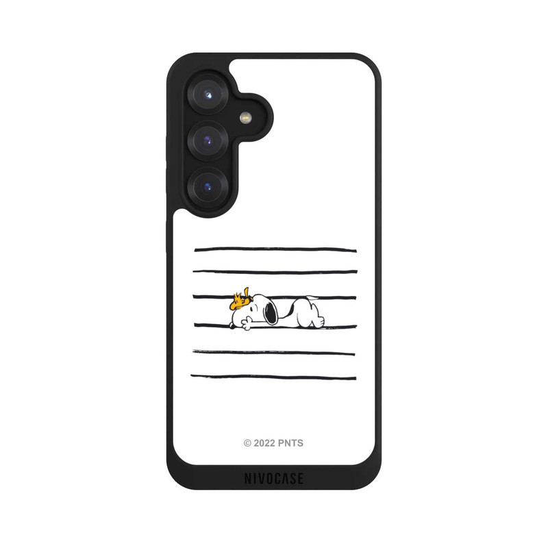 Galaxy S25 NIVOpure Snoopy Woodstock Streifen