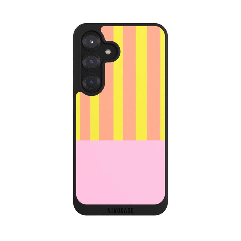 Galaxy S25 NIVOpure Neonfarbige Streifen