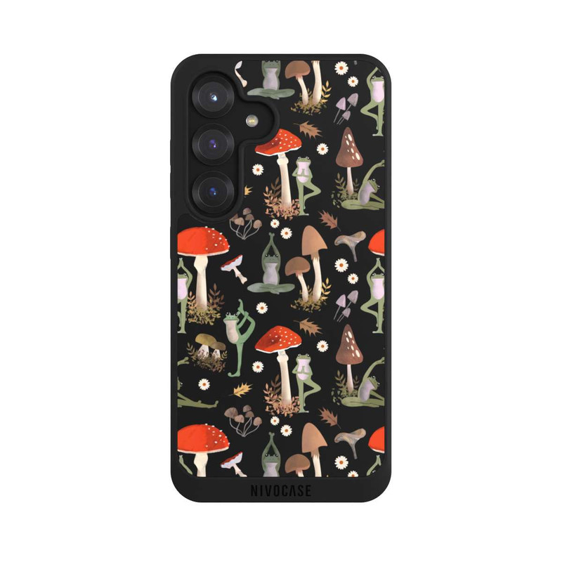Galaxy S25 NIVOpure Yoga-Frösche mit Pilzen