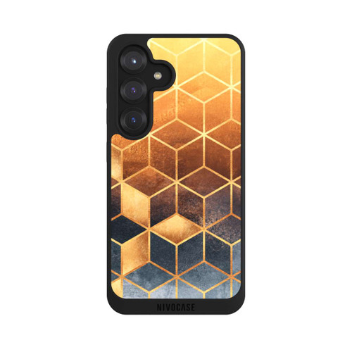 Samsung Galaxy S25 NIVOpure Cubes Dorés