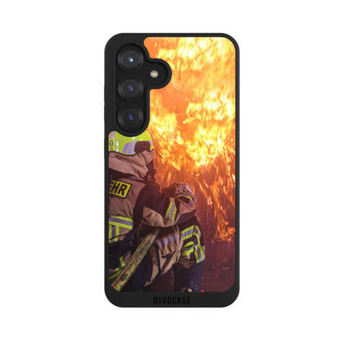 Samsung Galaxy S25 NIVOpure Firefighter Burning Heart