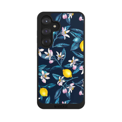Samsung Galaxy S25 NIVOpure Lemons And Blossoms Dark 