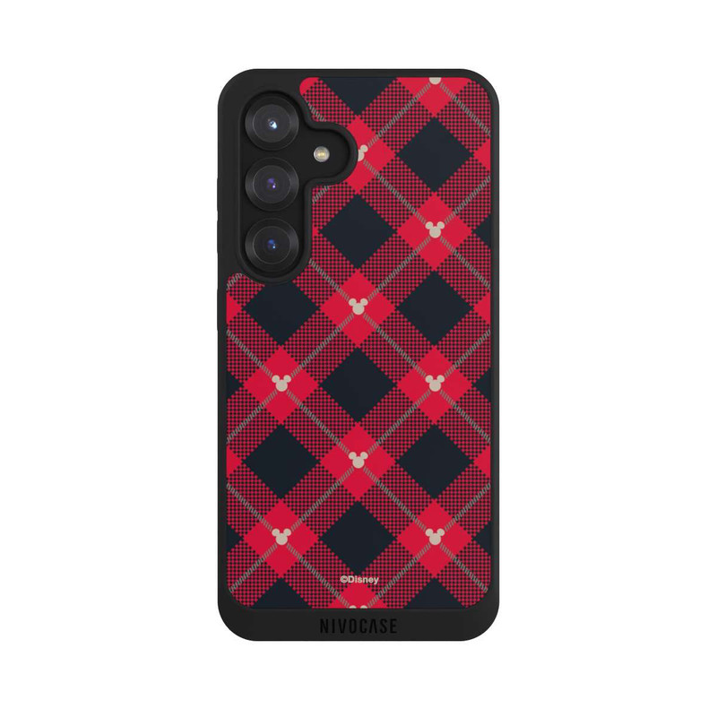 Galaxy S25 NIVOpure Mickey Christmas Pattern Red
