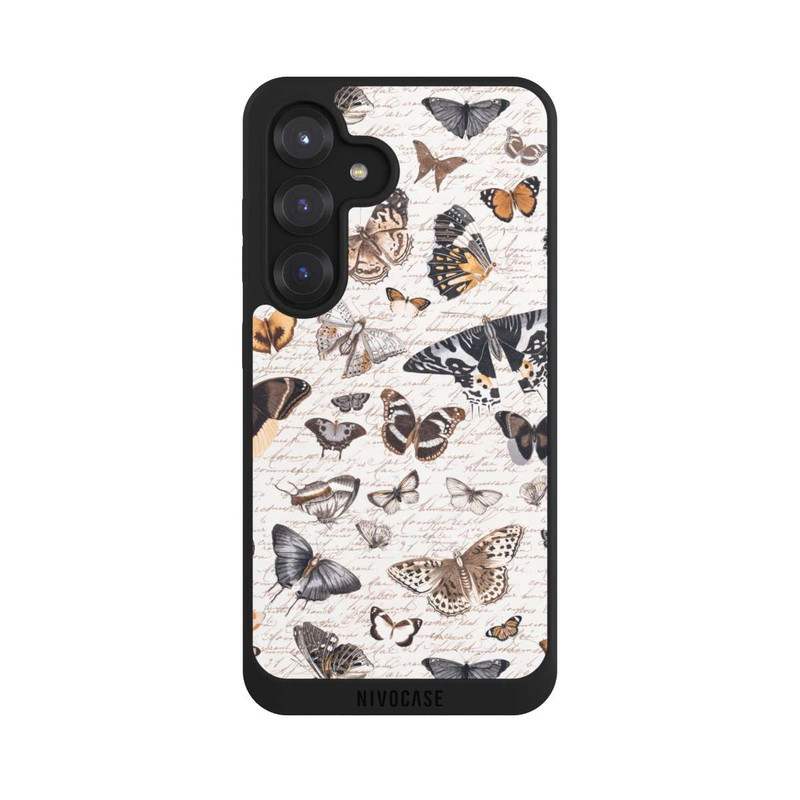 Galaxy S25 NIVOpure Motif papillon bohème