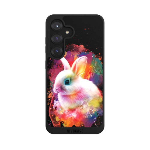 Samsung Galaxy S25 NIVOpure Happy Rabbit Black